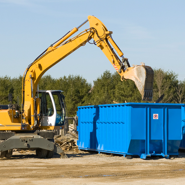 how does a residential dumpster rental service work in South Colby